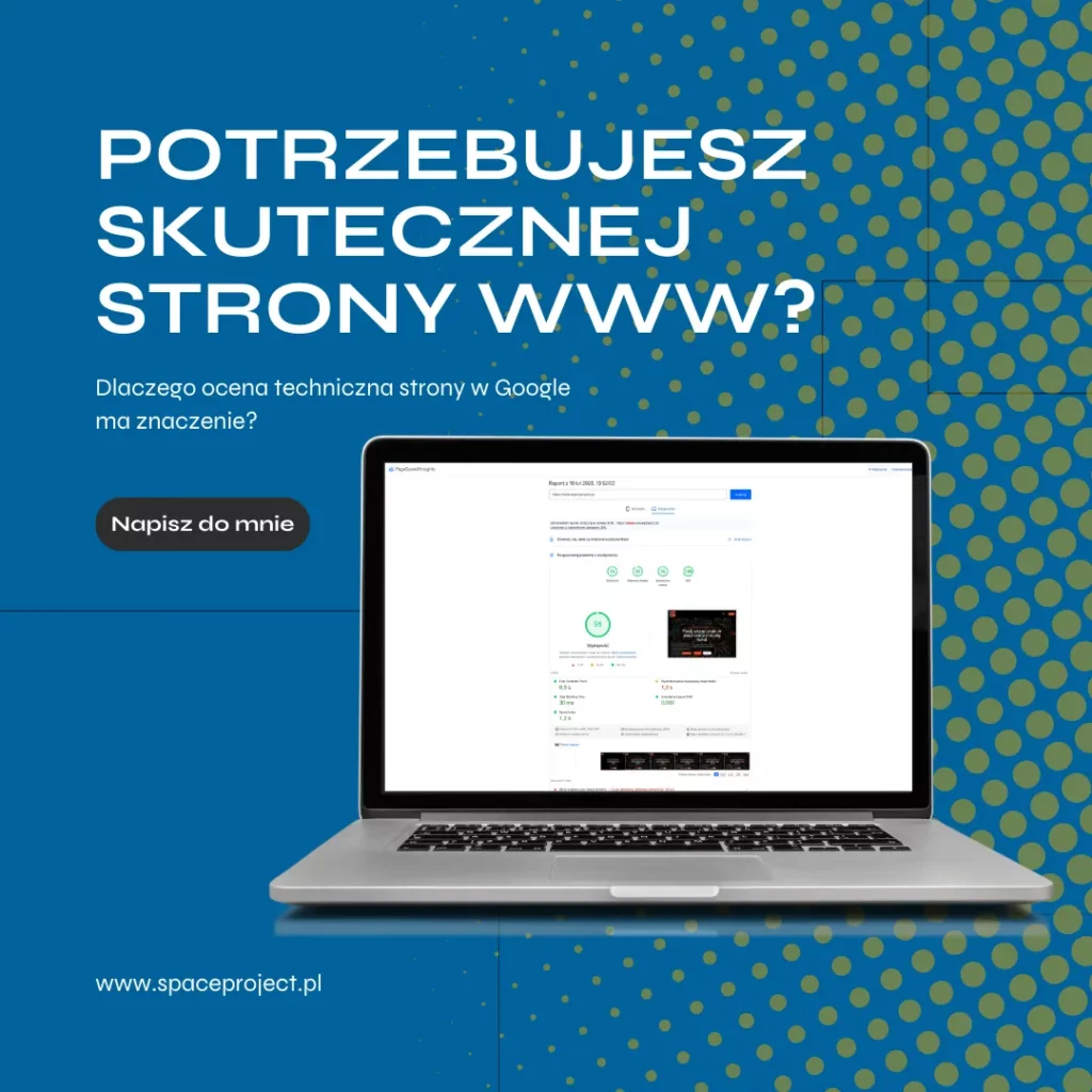 skuteczna strona internetowa wysokie wyniki Speed Insight