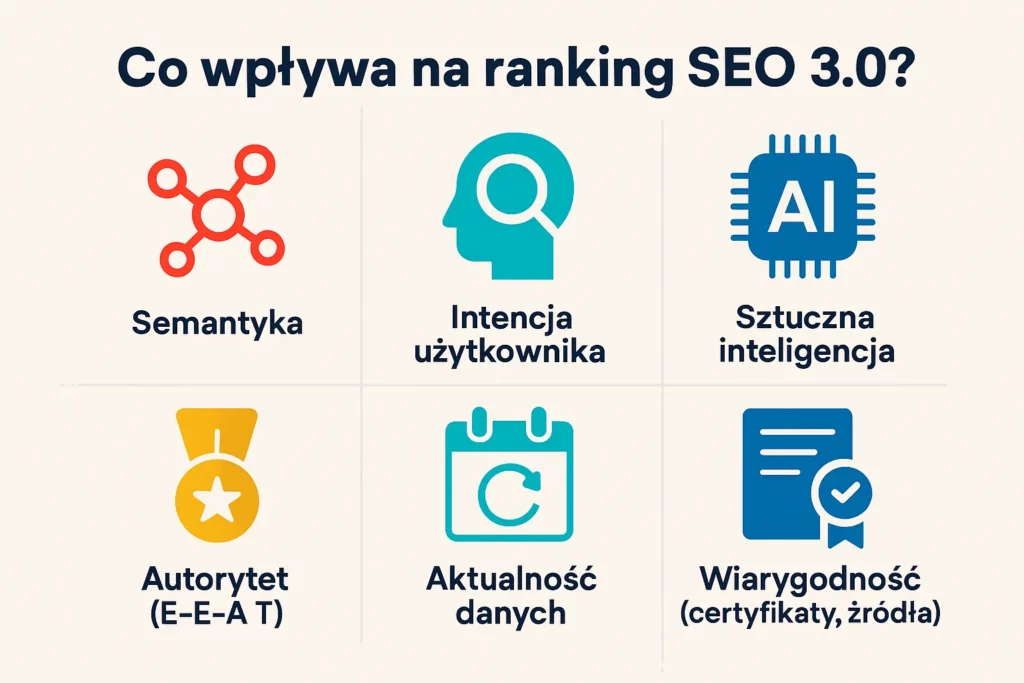 co wpływa na ranking seo 3.0